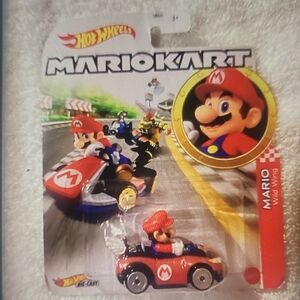 Hot Wheels Mario Kart Red Toy Car